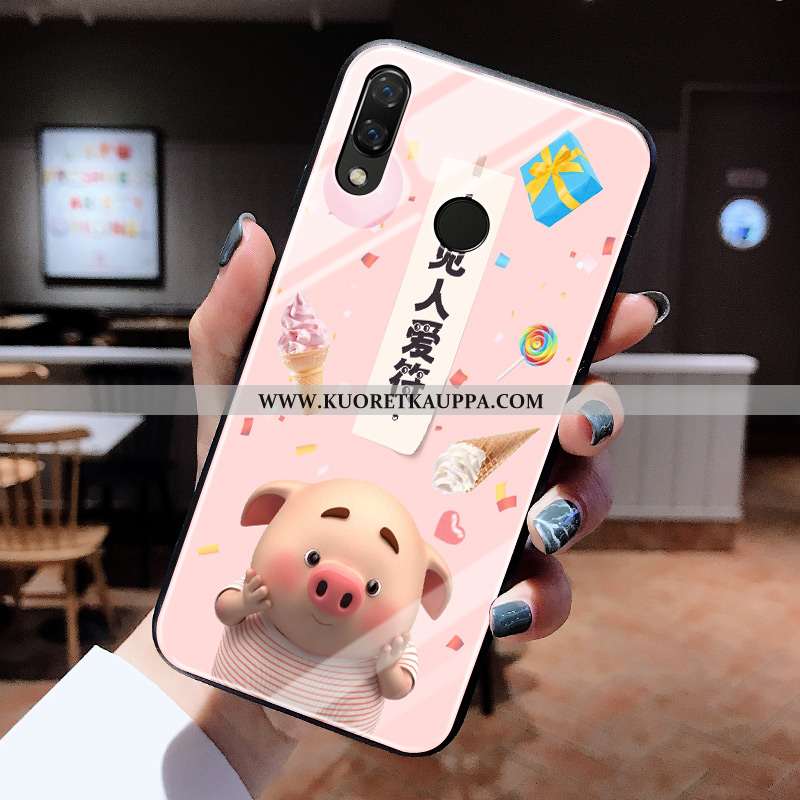 Kuori Huawei P20 Lite, Kuoret Huawei P20 Lite, Kotelo Huawei P20 Lite Lasi Persoonallisuus Valo Suoj