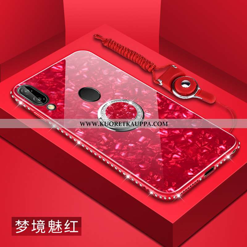 Kuori Huawei P20 Lite, Kuoret Huawei P20 Lite, Kotelo Huawei P20 Lite Lasi Strassi Peili Persoonalli