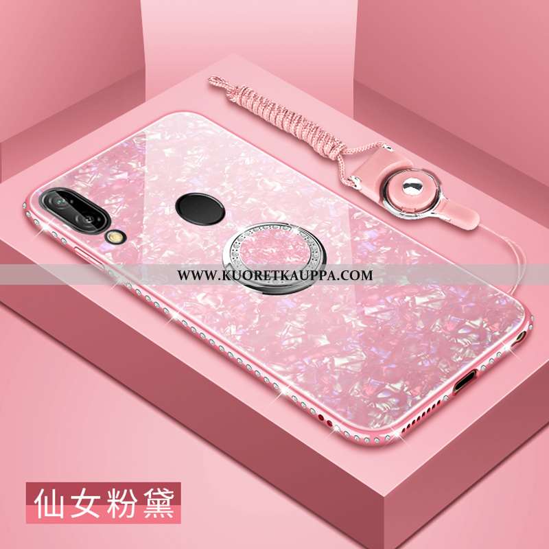 Kuori Huawei P20 Lite, Kuoret Huawei P20 Lite, Kotelo Huawei P20 Lite Lasi Strassi Peili Persoonalli