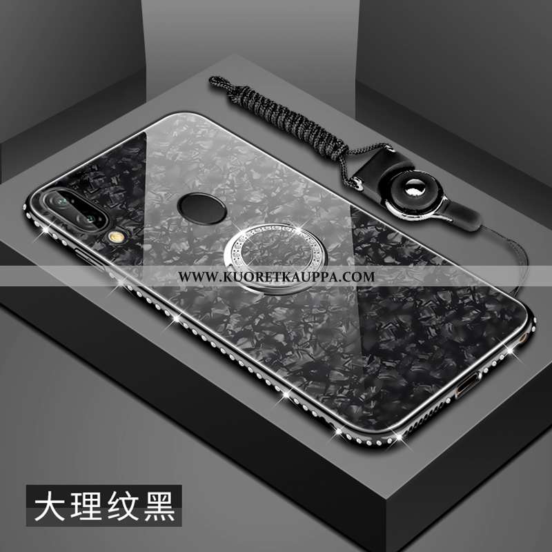 Kuori Huawei P20 Lite, Kuoret Huawei P20 Lite, Kotelo Huawei P20 Lite Lasi Strassi Peili Persoonalli