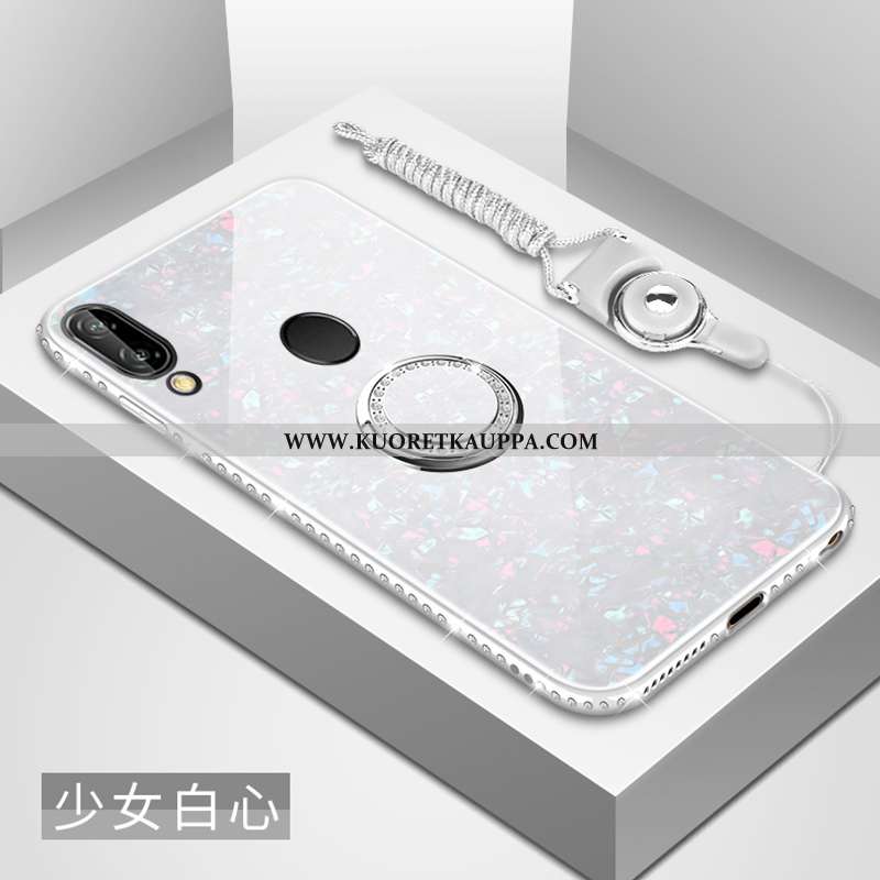 Kuori Huawei P20 Lite, Kuoret Huawei P20 Lite, Kotelo Huawei P20 Lite Lasi Strassi Peili Persoonalli