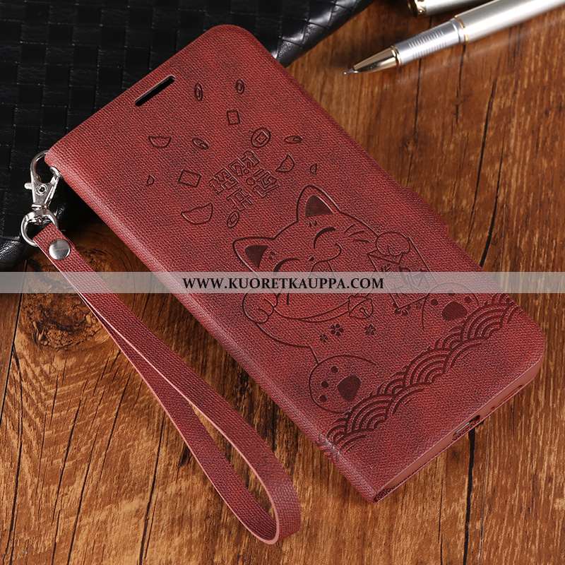 Kuori Huawei P20 Lite, Kuoret Huawei P20 Lite, Kotelo Huawei P20 Lite Nahkakuori Ripustettavat Koris