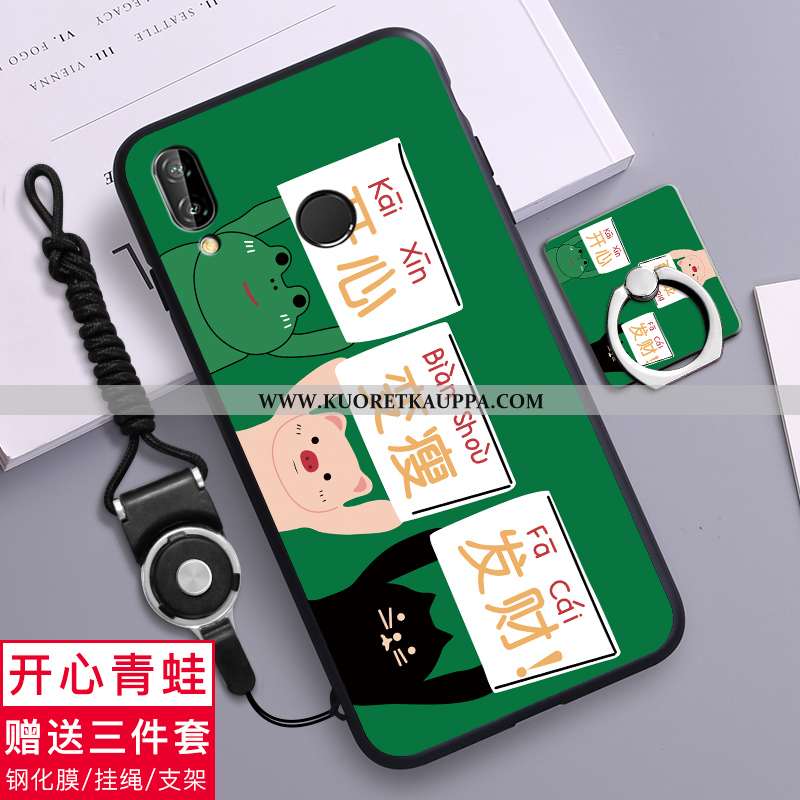 Kuori Huawei P20 Lite, Kuoret Huawei P20 Lite, Kotelo Huawei P20 Lite Pesty Suede Luova Pehmeä Neste