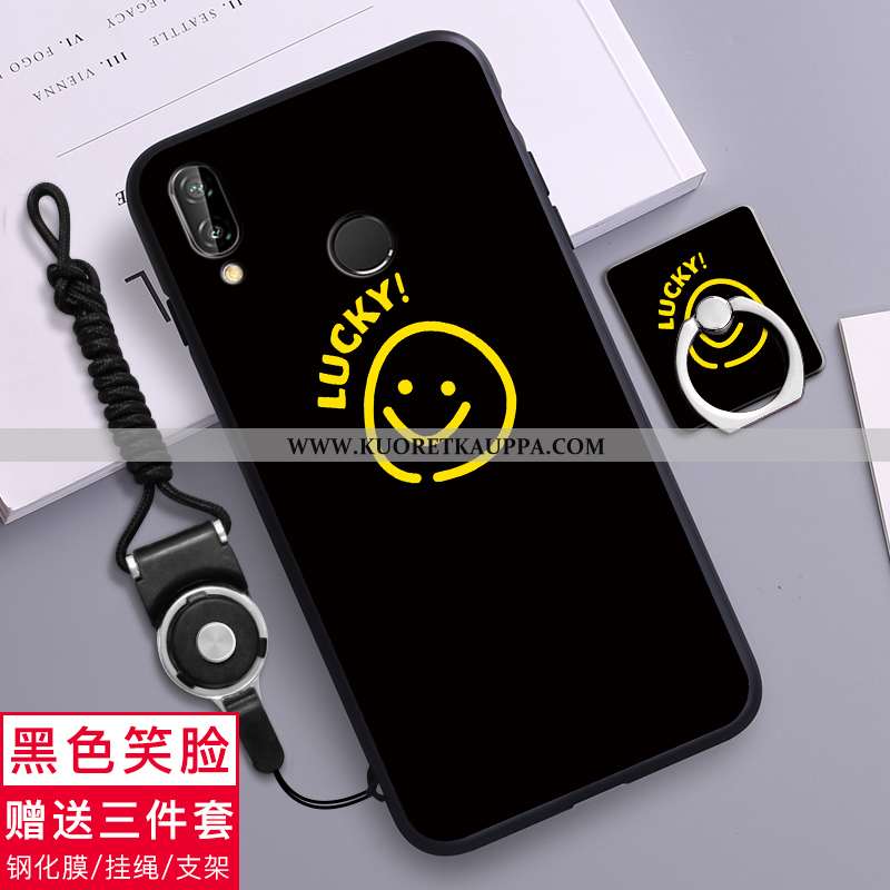 Kuori Huawei P20 Lite, Kuoret Huawei P20 Lite, Kotelo Huawei P20 Lite Pesty Suede Luova Pehmeä Neste