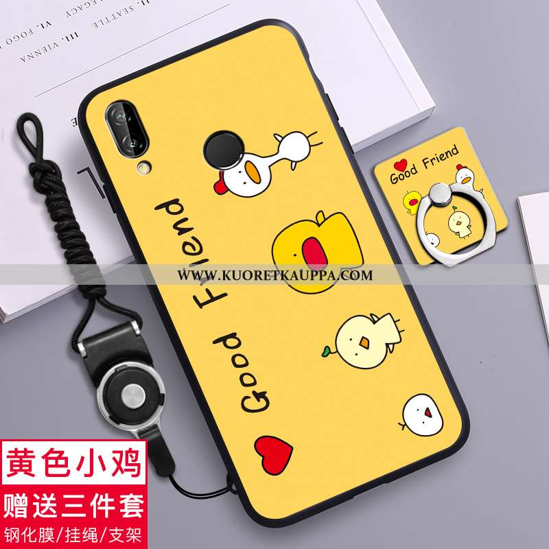 Kuori Huawei P20 Lite, Kuoret Huawei P20 Lite, Kotelo Huawei P20 Lite Pesty Suede Luova Pehmeä Neste