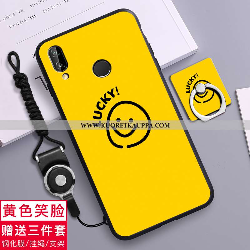 Kuori Huawei P20 Lite, Kuoret Huawei P20 Lite, Kotelo Huawei P20 Lite Pesty Suede Luova Pehmeä Neste