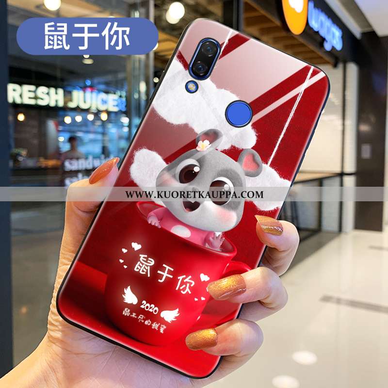 Kuori Huawei P20 Lite, Kuoret Huawei P20 Lite, Kotelo Huawei P20 Lite Suojaus Lasi Karkaisu Puhelime