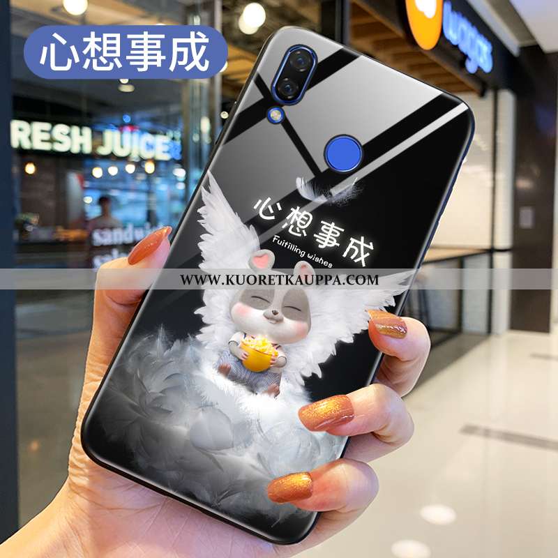 Kuori Huawei P20 Lite, Kuoret Huawei P20 Lite, Kotelo Huawei P20 Lite Suojaus Lasi Karkaisu Puhelime