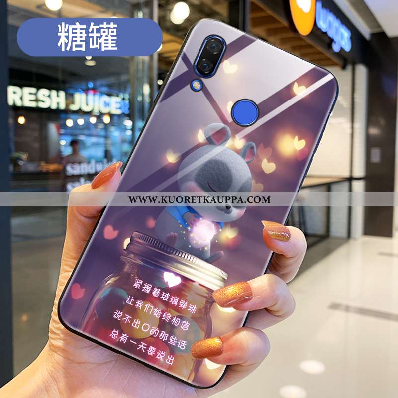Kuori Huawei P20 Lite, Kuoret Huawei P20 Lite, Kotelo Huawei P20 Lite Suojaus Lasi Karkaisu Puhelime