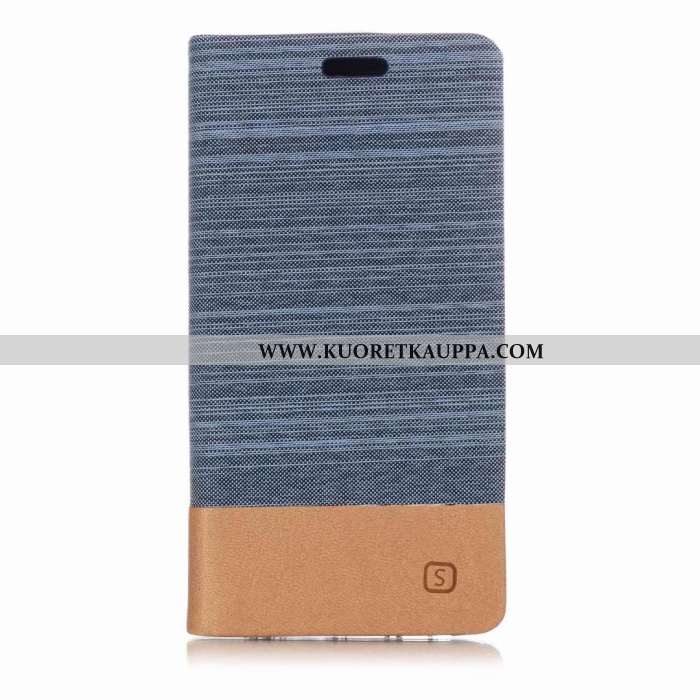 Kuori Huawei P20 Lite, Kuoret Huawei P20 Lite, Kotelo Huawei P20 Lite Suojaus Nahkakuori Harmaa Simp