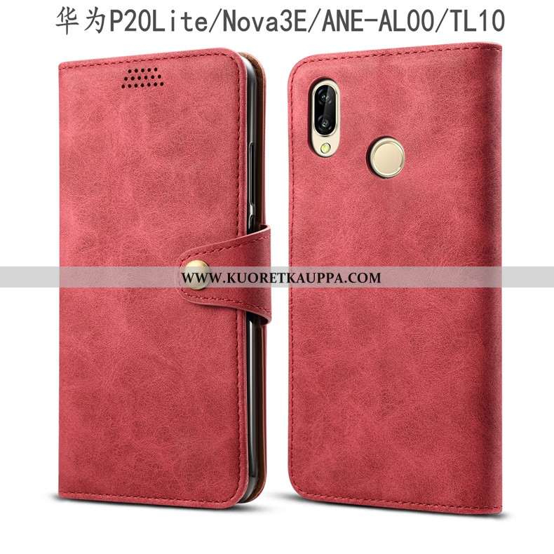 Kuori Huawei P20 Lite, Kuoret Huawei P20 Lite, Kotelo Huawei P20 Lite Suojaus Nahkakuori Nuoret Harm
