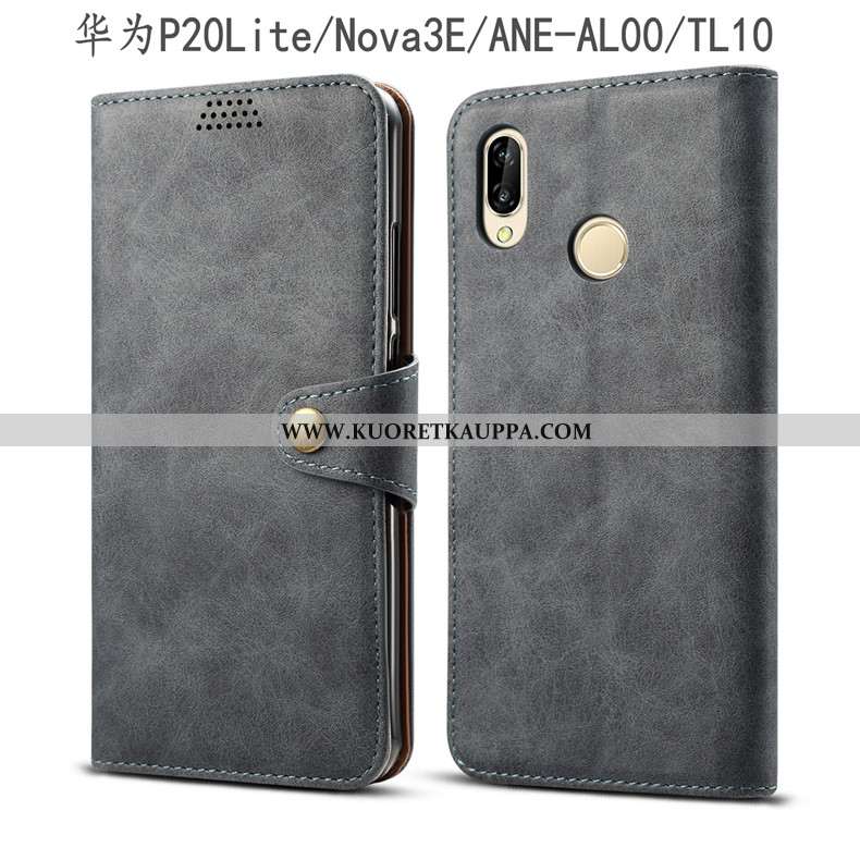 Kuori Huawei P20 Lite, Kuoret Huawei P20 Lite, Kotelo Huawei P20 Lite Suojaus Nahkakuori Nuoret Harm