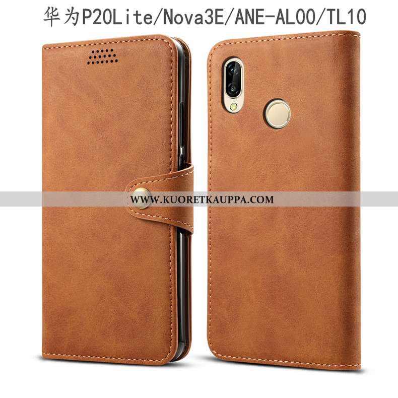 Kuori Huawei P20 Lite, Kuoret Huawei P20 Lite, Kotelo Huawei P20 Lite Suojaus Nahkakuori Nuoret Harm