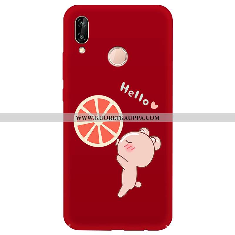 Kuori Huawei P20 Lite, Kuoret Huawei P20 Lite, Kotelo Huawei P20 Lite Suojaus Suuntaus Punainen Murt