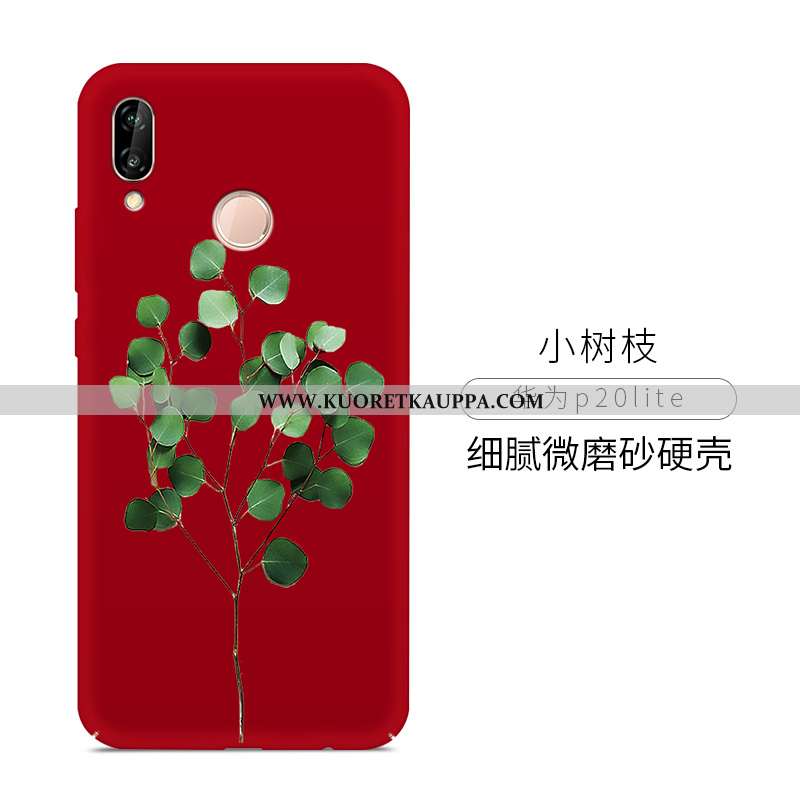Kuori Huawei P20 Lite, Kuoret Huawei P20 Lite, Kotelo Huawei P20 Lite Suojaus Suuntaus Punainen Murt