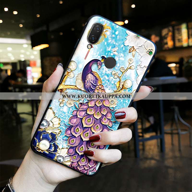 Kuori Huawei P20 Lite, Kuoret Huawei P20 Lite, Kotelo Huawei P20 Lite Vuosikerta Suuntaus Sininen Ra