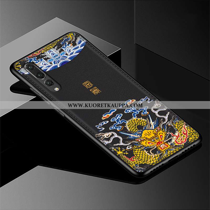 Kuori Huawei P20 Pro, Kuoret Huawei P20 Pro, Kotelo Huawei P20 Pro Kohokuviointi Aito Nahka Nahka Si