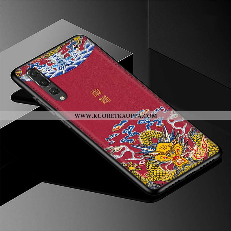 Kuori Huawei P20 Pro, Kuoret Huawei P20 Pro, Kotelo Huawei P20 Pro Kohokuviointi Aito Nahka Nahka Si