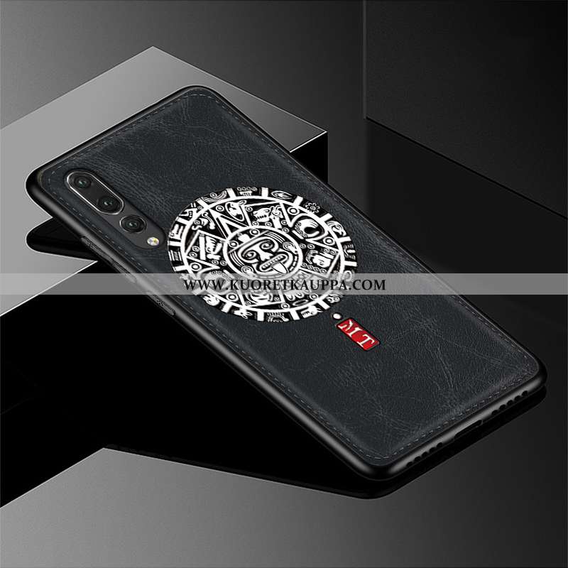 Kuori Huawei P20 Pro, Kuoret Huawei P20 Pro, Kotelo Huawei P20 Pro Kohokuviointi Aito Nahka Nahka Si