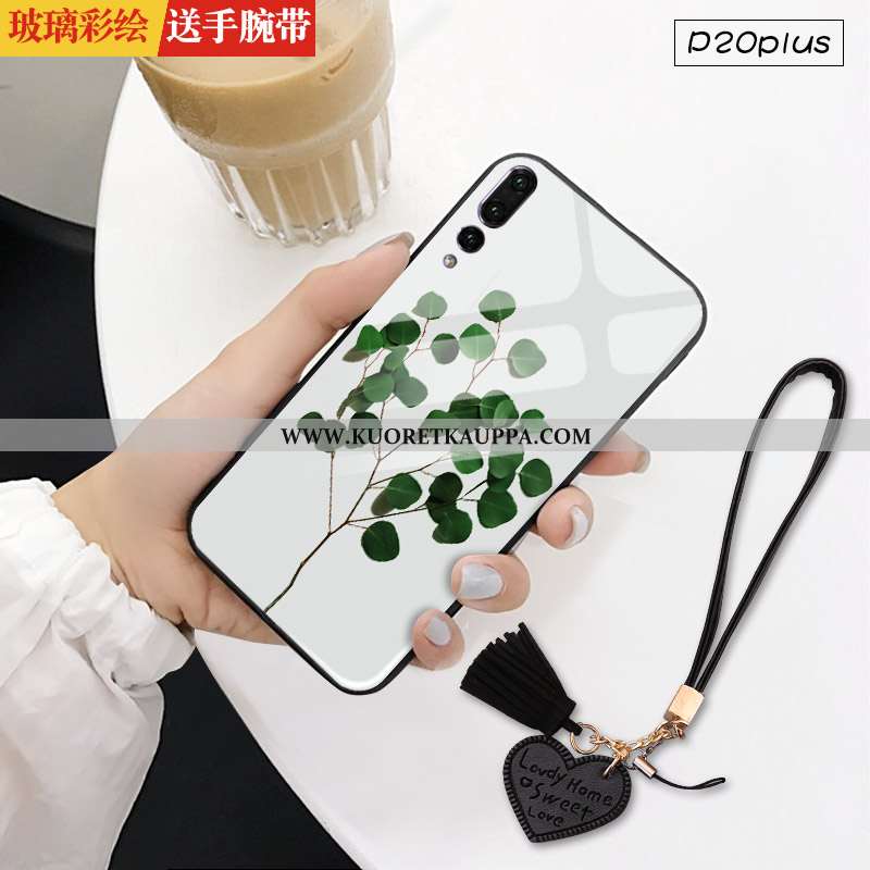 Kuori Huawei P20 Pro, Kuoret Huawei P20 Pro, Kotelo Huawei P20 Pro Lasi Suojaus Net Red Puhelimen Ra