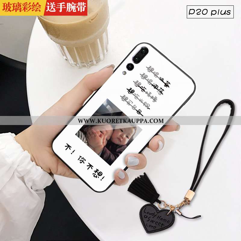 Kuori Huawei P20 Pro, Kuoret Huawei P20 Pro, Kotelo Huawei P20 Pro Lasi Suojaus Net Red Puhelimen Ra