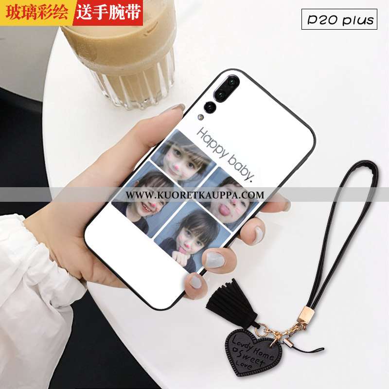 Kuori Huawei P20 Pro, Kuoret Huawei P20 Pro, Kotelo Huawei P20 Pro Lasi Suojaus Net Red Puhelimen Ra