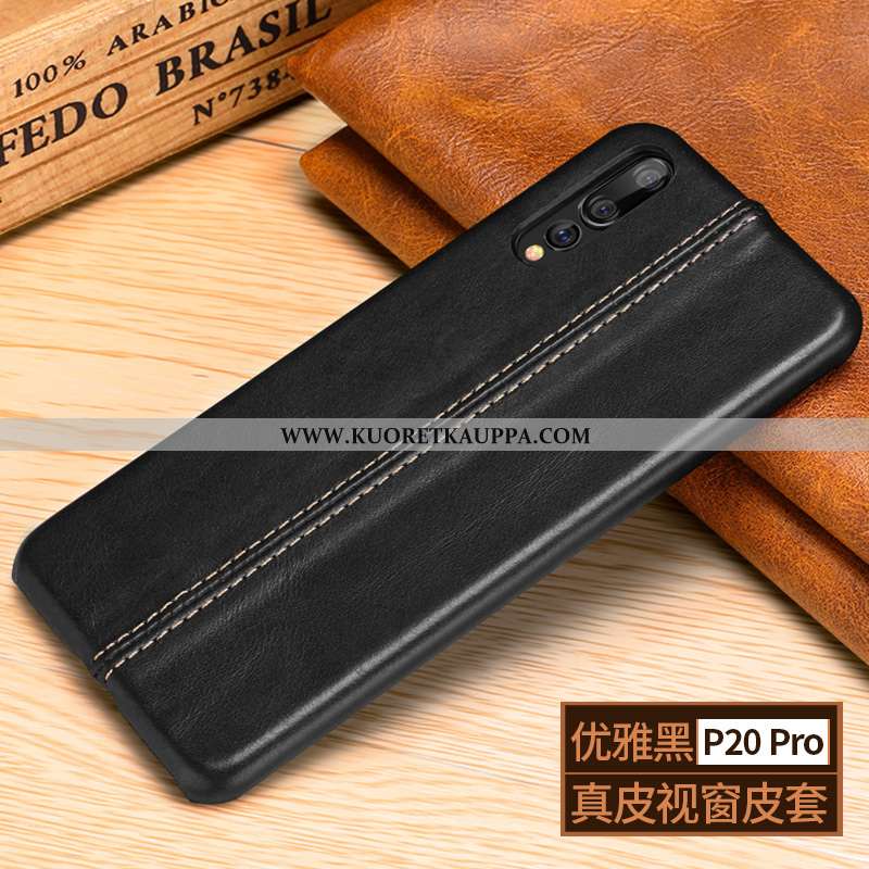 Kuori Huawei P20 Pro, Kuoret Huawei P20 Pro, Kotelo Huawei P20 Pro Nahkakuori Pesty Suede Puhelimen 