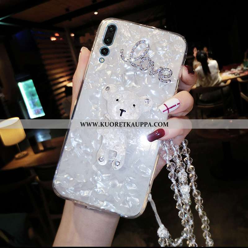 Kuori Huawei P20 Pro, Kuoret Huawei P20 Pro, Kotelo Huawei P20 Pro Pehmeä Neste Suojaus Rhinestone I