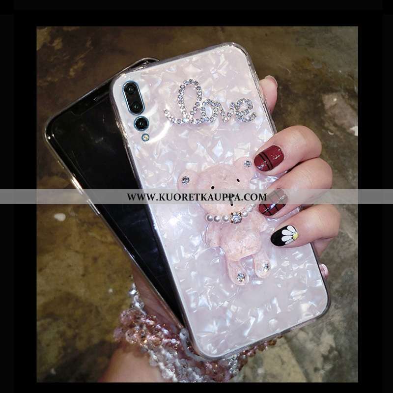 Kuori Huawei P20 Pro, Kuoret Huawei P20 Pro, Kotelo Huawei P20 Pro Pehmeä Neste Suojaus Rhinestone I