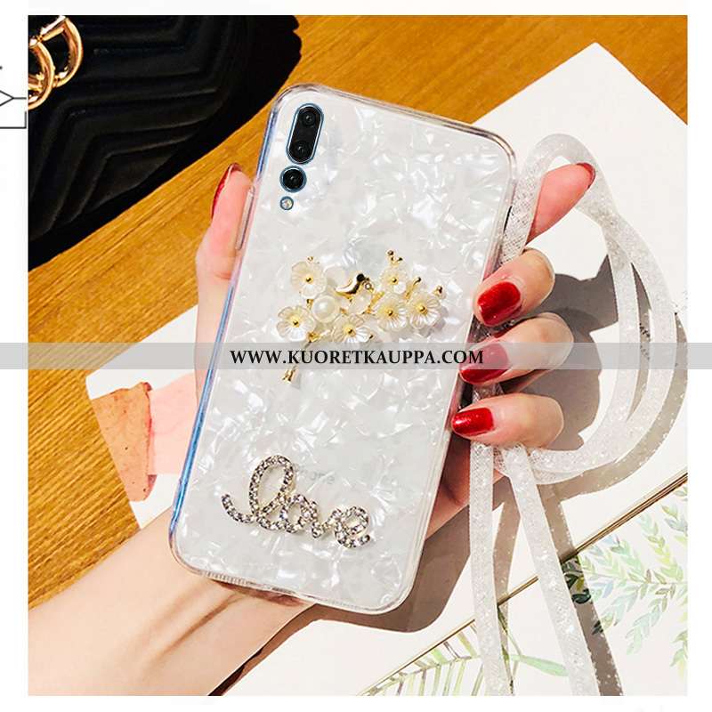 Kuori Huawei P20 Pro, Kuoret Huawei P20 Pro, Kotelo Huawei P20 Pro Pehmeä Neste Suojaus Rhinestone I