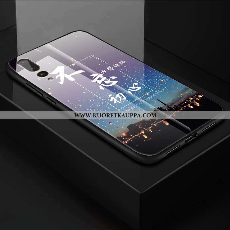 Kuori Huawei P20 Pro, Kuoret Huawei P20 Pro, Kotelo Huawei P20 Pro Suojaus Lasi Jauhe Pehmeä Neste K