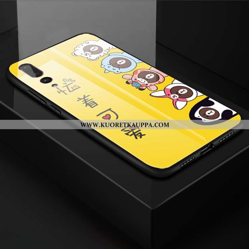 Kuori Huawei P20 Pro, Kuoret Huawei P20 Pro, Kotelo Huawei P20 Pro Suojaus Lasi Jauhe Pehmeä Neste K