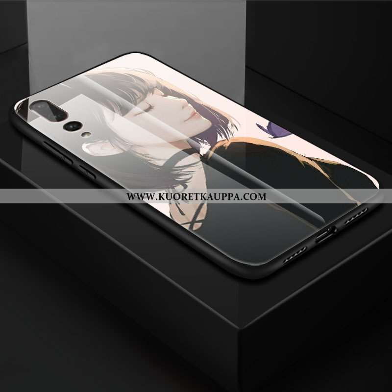 Kuori Huawei P20 Pro, Kuoret Huawei P20 Pro, Kotelo Huawei P20 Pro Suojaus Lasi Jauhe Pehmeä Neste K
