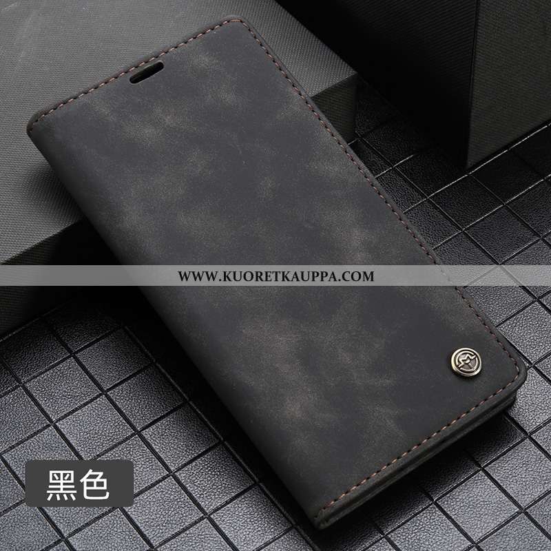 Kuori Huawei P20 Pro, Kuoret Huawei P20 Pro, Kotelo Huawei P20 Pro Suojaus Nahkakuori Kortti Simpukk