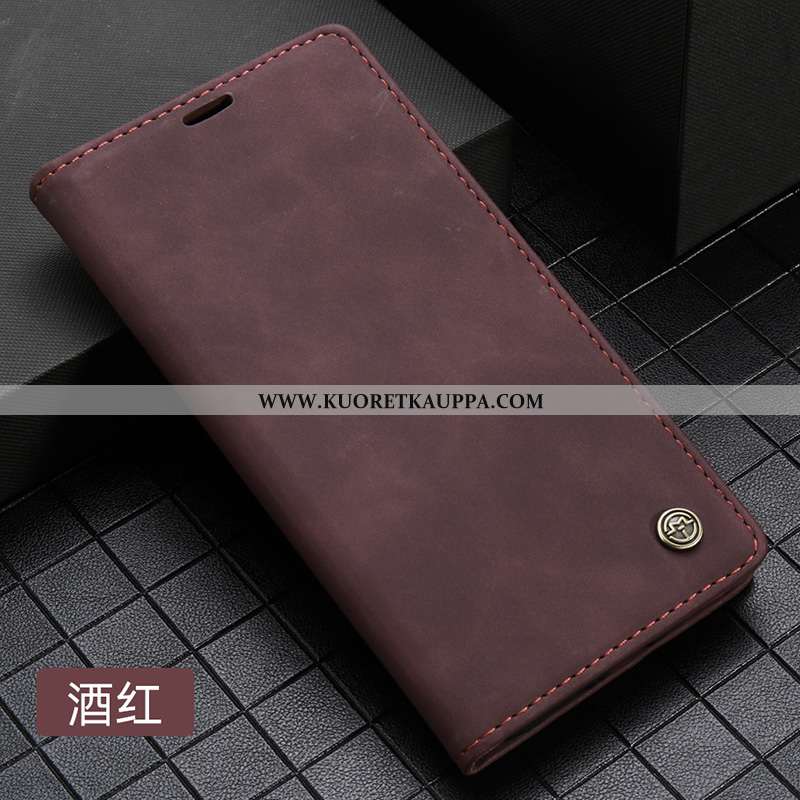 Kuori Huawei P20 Pro, Kuoret Huawei P20 Pro, Kotelo Huawei P20 Pro Suojaus Nahkakuori Kortti Simpukk