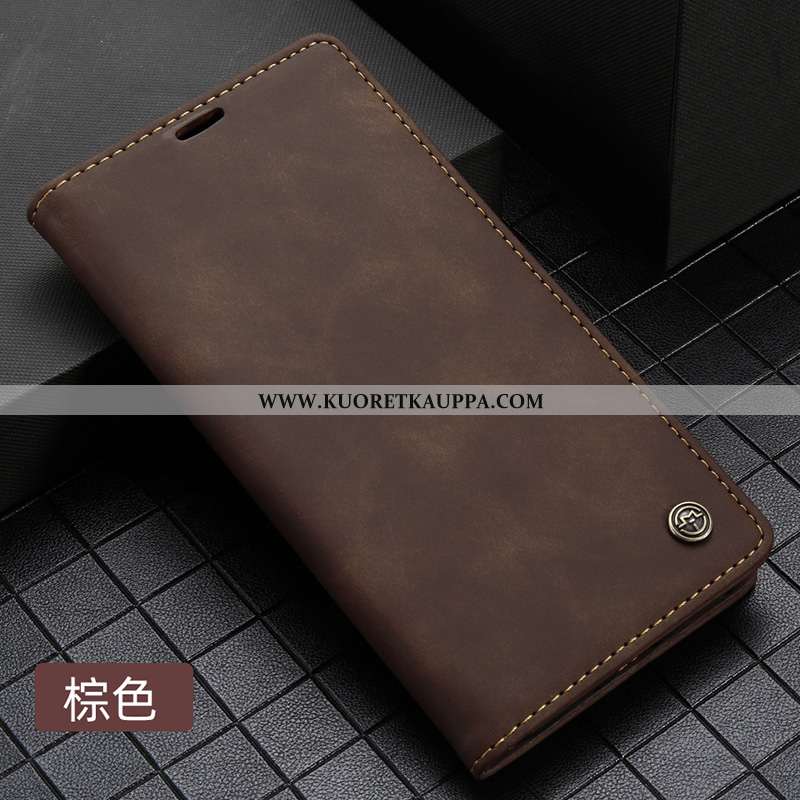 Kuori Huawei P20 Pro, Kuoret Huawei P20 Pro, Kotelo Huawei P20 Pro Suojaus Nahkakuori Kortti Simpukk