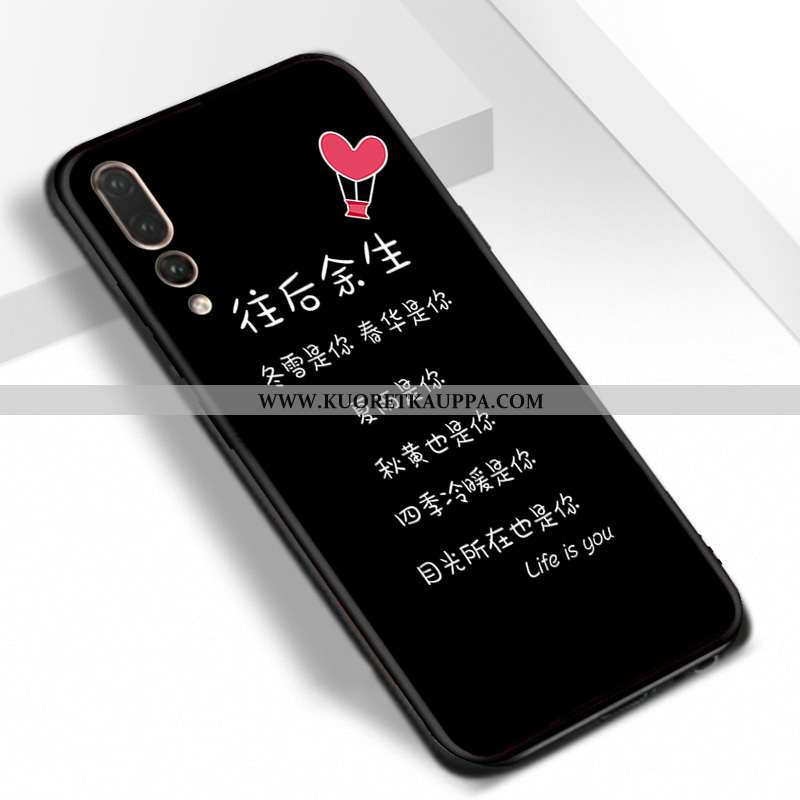 Kuori Huawei P20 Pro, Kuoret Huawei P20 Pro, Kotelo Huawei P20 Pro Suuntaus Silikoni Sarjakuva Murtu