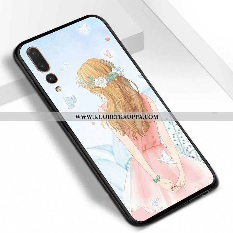 Kuori Huawei P20 Pro, Kuoret Huawei P20 Pro, Kotelo Huawei P20 Pro Suuntaus Silikoni Sarjakuva Murtu