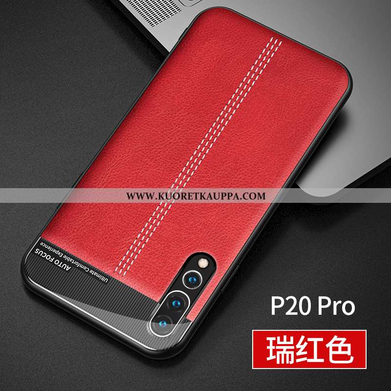 Kuori Huawei P20 Pro, Kuoret Huawei P20 Pro, Kotelo Huawei P20 Pro Ultra Pehmeä Neste Nahkakuori Suo