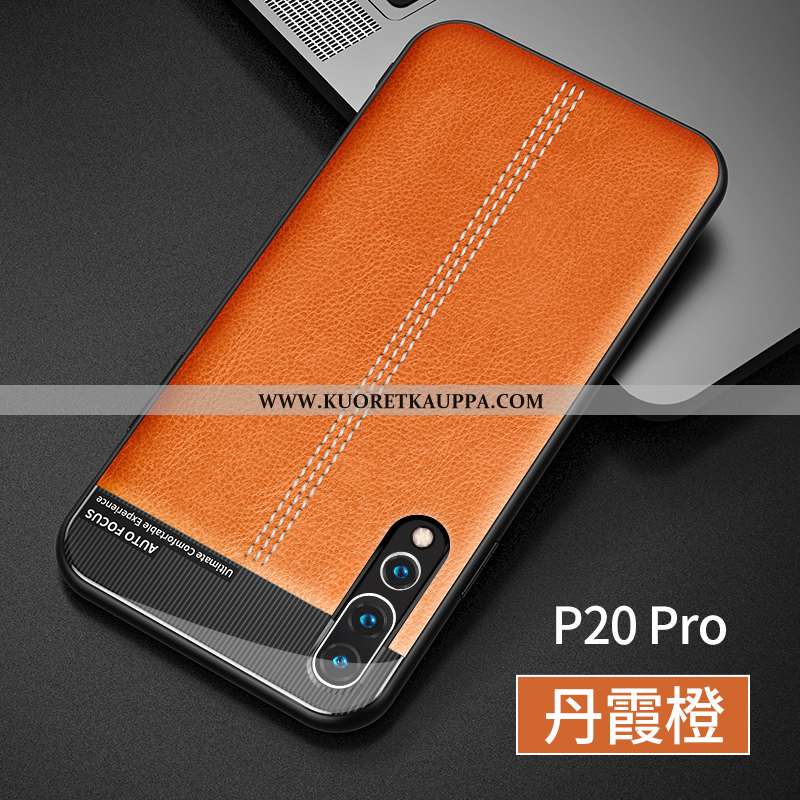 Kuori Huawei P20 Pro, Kuoret Huawei P20 Pro, Kotelo Huawei P20 Pro Ultra Pehmeä Neste Nahkakuori Suo