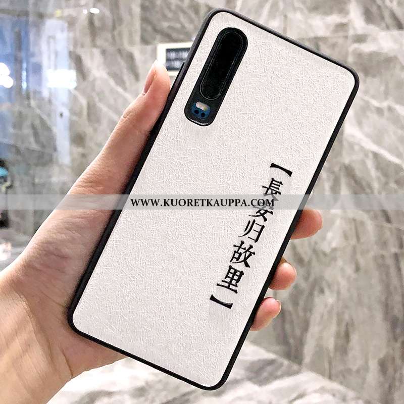 Kuori Huawei P30, Kuoret Huawei P30, Kotelo Huawei P30 Kohokuviointi Puhelimen Mulberry Silkki Net R