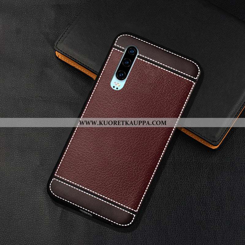 Kuori Huawei P30, Kuoret Huawei P30, Kotelo Huawei P30 Kukkakuvio Pehmeä Neste Puhelimen Silikoni Ru