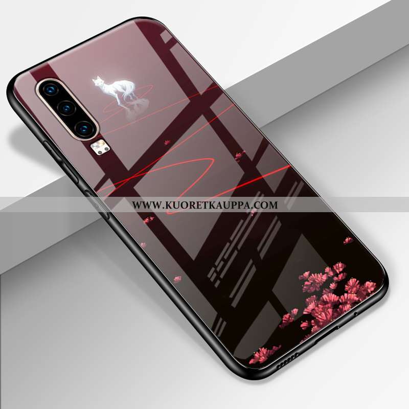 Kuori Huawei P30, Kuoret Huawei P30, Kotelo Huawei P30 Lasi Ylellisyys Persoonallisuus Murtumaton Mu