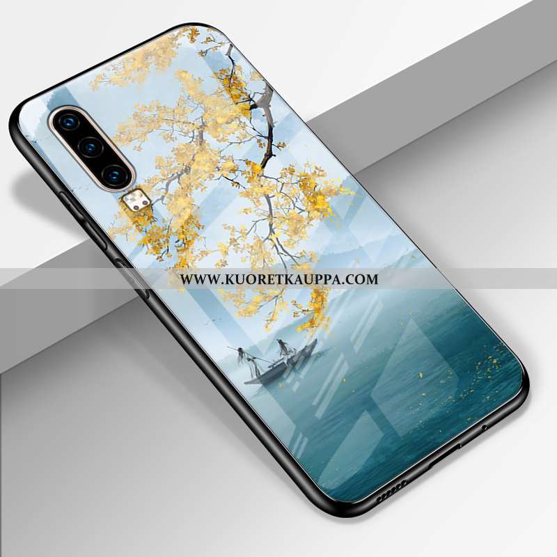 Kuori Huawei P30, Kuoret Huawei P30, Kotelo Huawei P30 Lasi Ylellisyys Persoonallisuus Murtumaton Mu