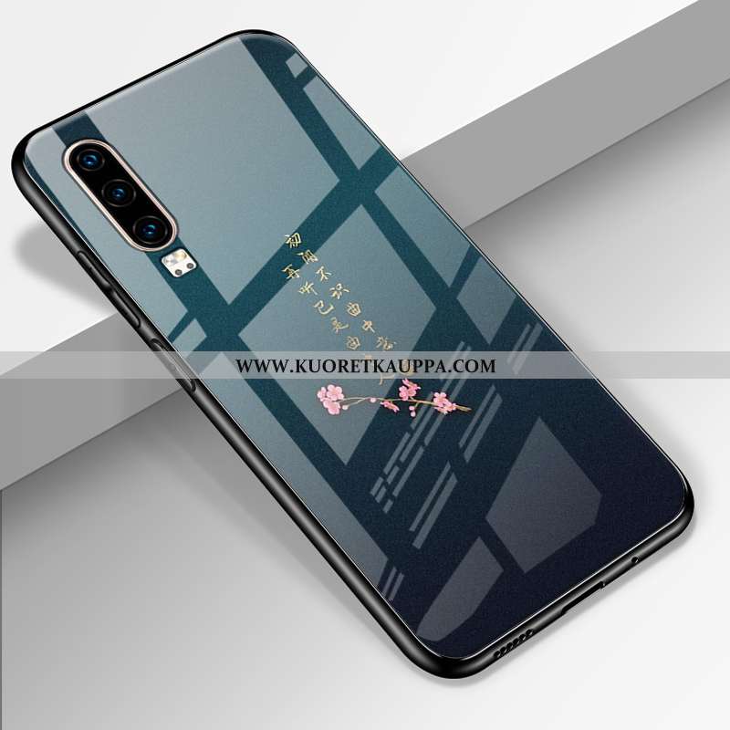 Kuori Huawei P30, Kuoret Huawei P30, Kotelo Huawei P30 Lasi Ylellisyys Persoonallisuus Murtumaton Mu