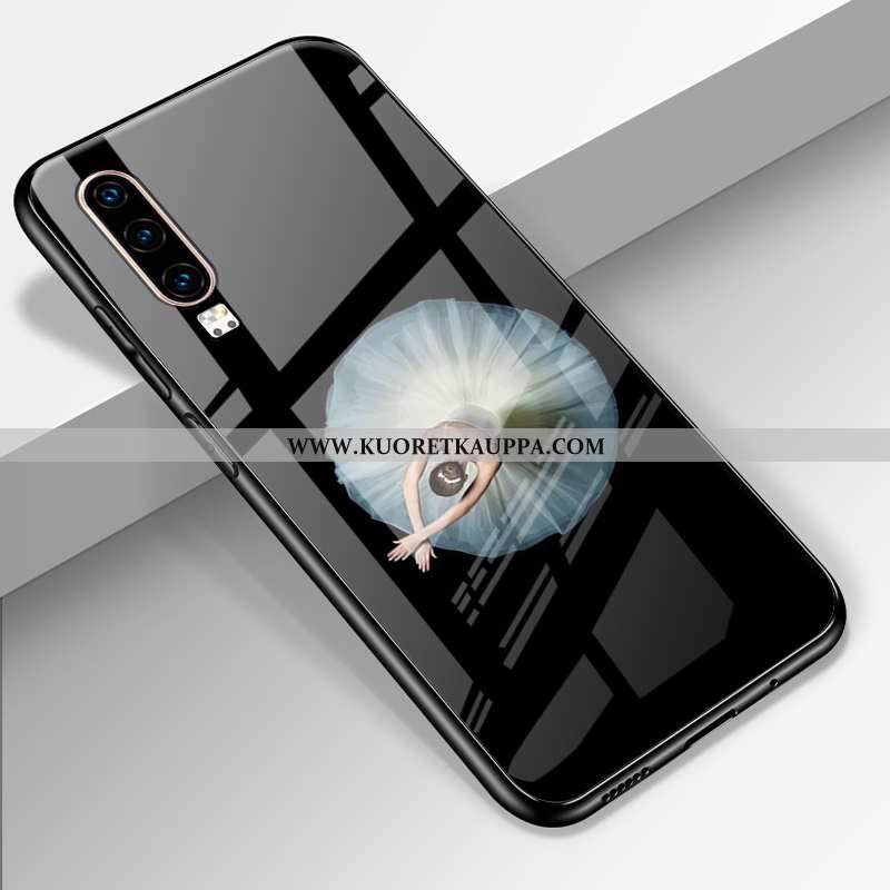 Kuori Huawei P30, Kuoret Huawei P30, Kotelo Huawei P30 Lasi Ylellisyys Persoonallisuus Murtumaton Mu