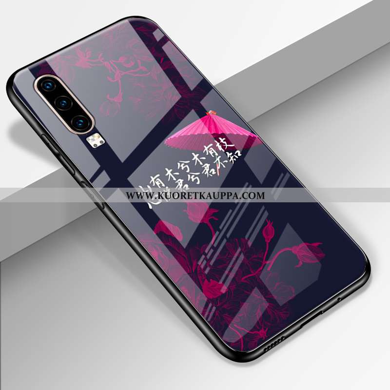 Kuori Huawei P30, Kuoret Huawei P30, Kotelo Huawei P30 Lasi Ylellisyys Persoonallisuus Murtumaton Mu
