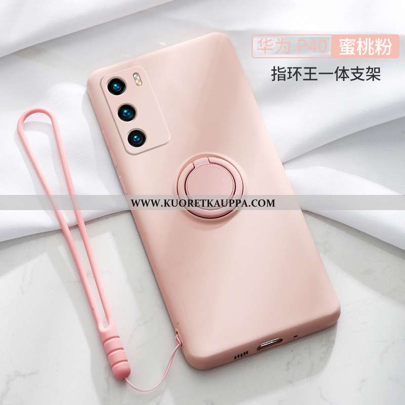 Kuori Huawei P30, Kuoret Huawei P30, Kotelo Huawei P30 Luova Suuntaus Pesty Suede Jauhe Suojaus Pink