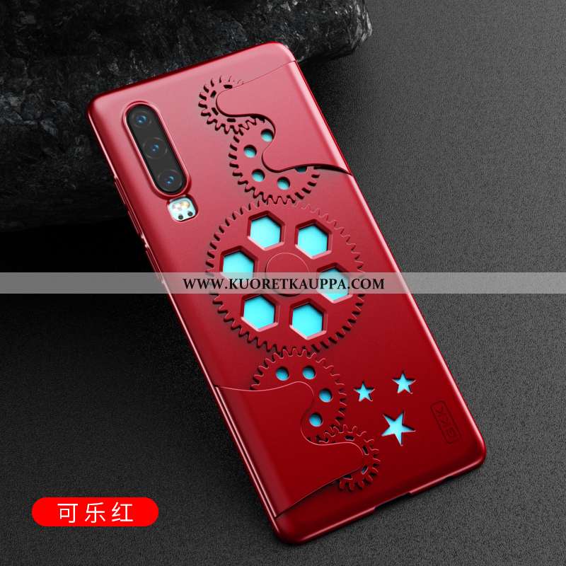 Kuori Huawei P30, Kuoret Huawei P30, Kotelo Huawei P30 Luova Ultra Persoonallisuus Valo Musta Mustat