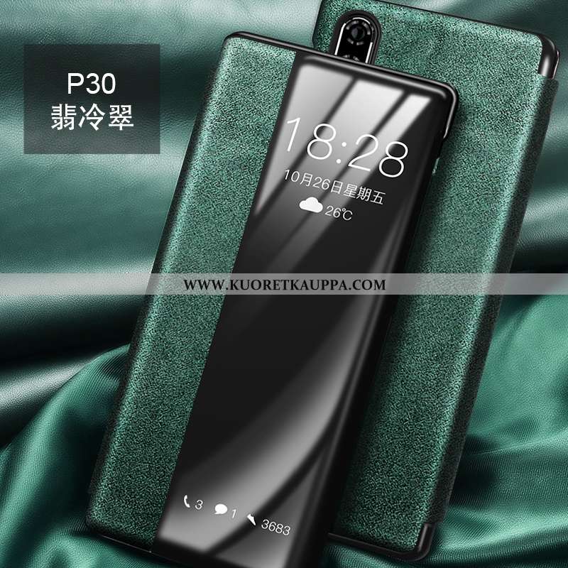 Kuori Huawei P30, Kuoret Huawei P30, Kotelo Huawei P30 Nahka Suuntaus Liukumaton Eurooppa Valo Harma